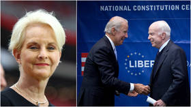 ‘He will lead us with dignity’: NeverTrumpers & Dems rejoice after GOP Senator John McCain’s widow endorses Biden