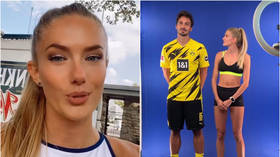 I Really Underestimated It World S Sexiest Athlete Alica Schmidt Leaves Dortmund World Cup Winner Flat Out In 400m Race Rt Sport News