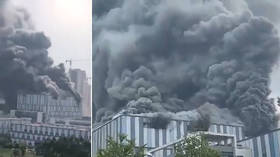 Massive fire breaks out in Huawei 5G research facility in China (VIDEOS)