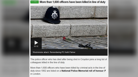 Say what? BBC rolls out bizarre story of ‘more than 1,600 police officers’ killed on duty… since 19th century
