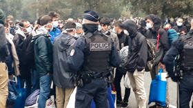 French police clear Calais migrant camp in biggest op since ‘jungle’ dismantling