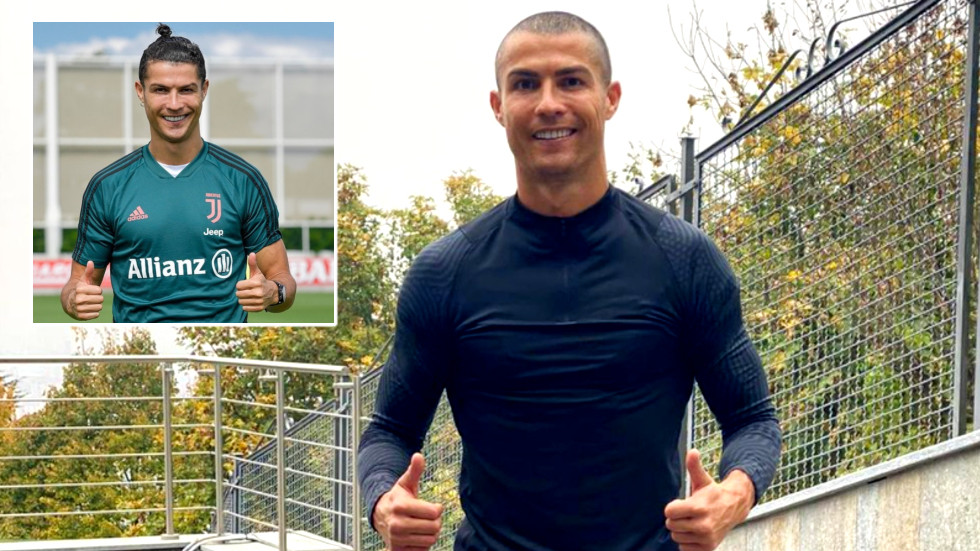 On your bike: Ronaldo gets over missing Juventus's Champions League ...