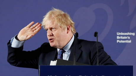 British Prime Minister Boris Johnson, London, Britain, February 3, 2020 (FILE PHOTO) © Frank Augstein/Pool via REUTERS