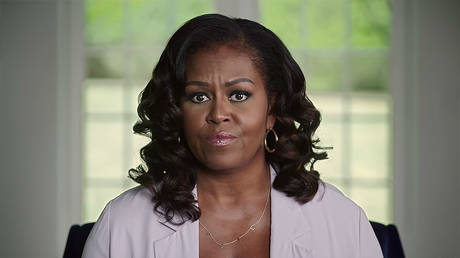 Screenshot from Michelle Obama's Closing Argument © YouTube / Joe Biden