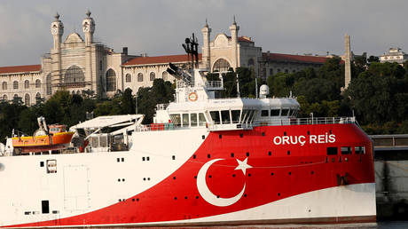 FILE PHOTO: Oruc Reis Survey Vessel, Istanbul, Turkey. © REUTERS/Murad Sezer