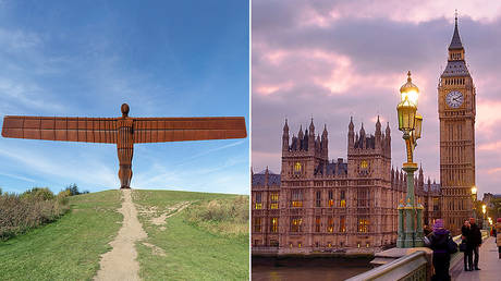 The Angel of the North © Wikipedia / Picnicin; © Corbis via Getty Images / Frédéric Soltan