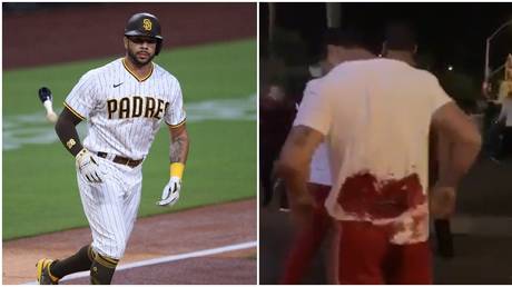 Footage showed the aftermath of Pham's stabbing. © USA Today Sports / TMZ.com