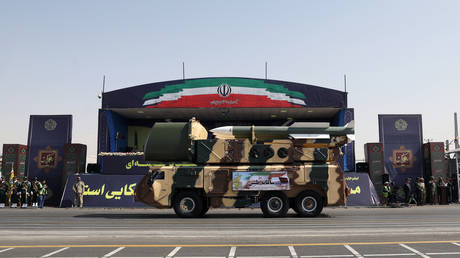 FILE PHOTO: The National Army Day parade in Tehran, Iran, September 22, 2019