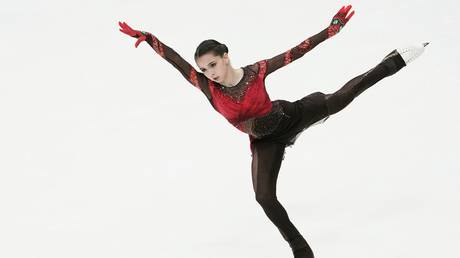 Conquering new heights: Russian figure skating ‘ballerina’ Kamila Valieva lands triple axel (VIDEO)