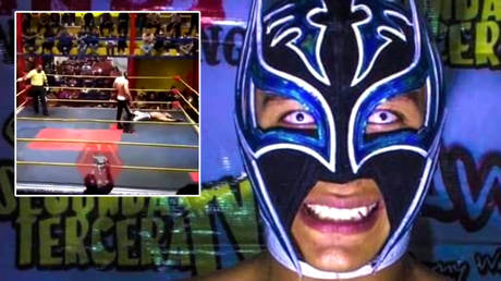 Mexican wrestler Principe Aereo has died after collapsing in the ring during a fight in Mexico State © Instagram / principeaereo | © Twitter / TampicososTV
