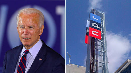 Joe Biden, seen next to the NPR Building in Washington, DC © Reuters / Tom Brenner and Flickr / Mike Licht