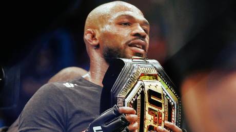 Staking his claim: Former UFC light heavyweight champion Jon "Bones" Jones