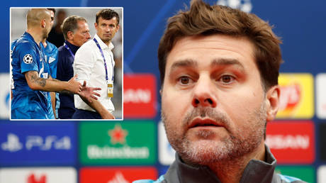 Mauricio Pochettino (right) has been linked with replacing Sergei Semak at Zenit St. Petersburgh © Emmanuel Foudrot / Reuters © Andrew Boyers / Reuters