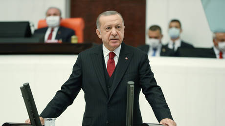 Turkish President Tayyip Erdogan (FILE PHOTO) © Murat Cetinmuhurdar/Presidential Press Office/Handout via REUTERS