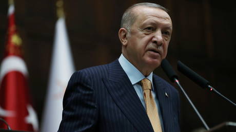 Turkish President Tayyip Erdogan, Ankara, Turkey, (FILE PHOTO) © Murat Cetinmuhurdar/Presidential Press Office/Handout via REUTERS