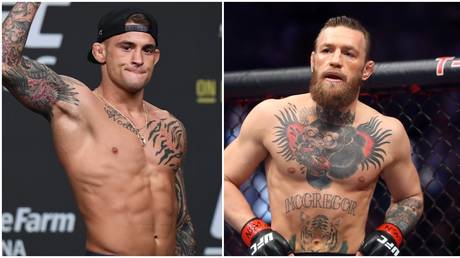 Poirier and McGregor are set for a UFC clash in January. © USA Today Sports