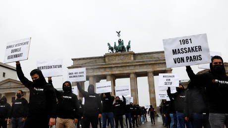 Muslims in Berlin hold protests against Macron's anti-Islamist crackdown, chant 'Allahu akbar'