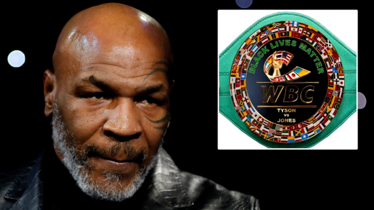 View Tyson Vs Roy Jones Jr Belt Images