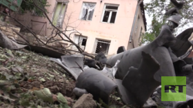 Buzzing Azerbaijani drones & Armenian artillery fire haunt residents of frontline Karabakh town as conflict drags on (VIDEO)