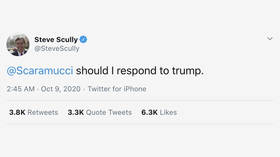 'He was hacked, it didn't happen': Debate commission defends moderator Steve Scully after cryptic tweet about Trump sparks outrage