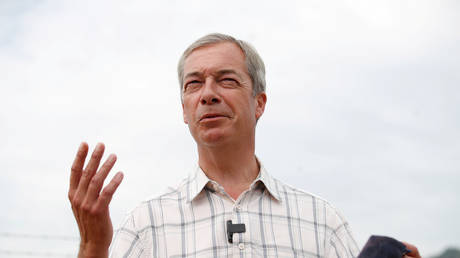 Brexit Party leader, Nigel Farage, Dover, Britain (FILE PHOTO) © REUTERS/Matthew Childs/File Photo