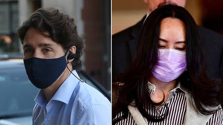 (L) Canadian Prime Minister Justin Trudeau and (R) Huawei chief financial officer Meng Wanzhou. © (L) AFP / Dave Chan; (R) Reuters / Jennifer Gauthier