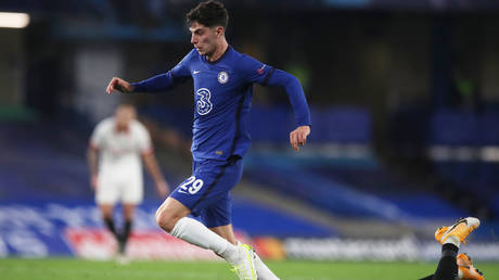 Chelsea star Havertz has spoken about his time in London so far. © Reuters