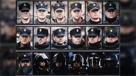 Democracia, 18 Portraits, 2014, Installed at Biennale Warszawa 2020, Photo: Bartosz Górka, courtesy of the artists, a/political and Biennale Warszawa