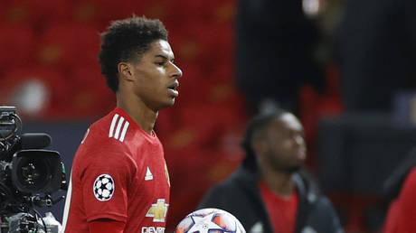 Manchester United star Rashford addressed the article in the Mail Online.  © Reuters