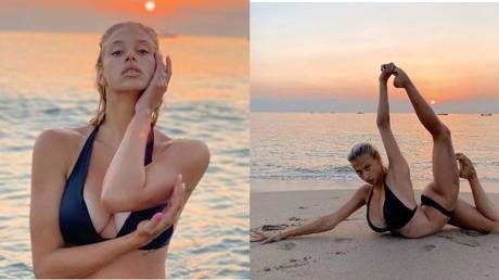 'Summer's over': Russian synchronized swimming stunner Subbotina longs for sunshine as she posts bikini beach pic