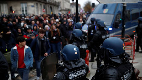 Emmanuel Macron has proposed controversial legislation that would ban the publication of pictures of police officers on duty