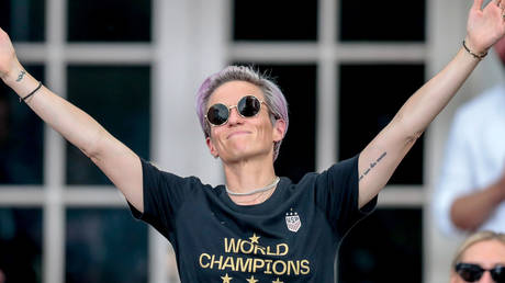Football star Megan Rapinoe has spoken out over her support for Black Lives Matter © Vincent Carchietta / USA Today Sports