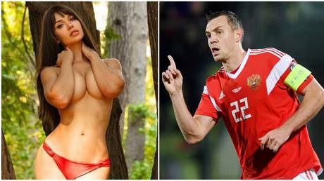 ‘I watched the video a dozen times’: Russian Playboy stunner stands up for footballer Dzyuba over X-rated clip