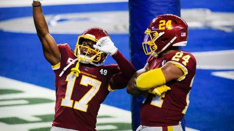 Washington Football Team mocked President Donald Trump as they called for the season to end after they reached the top of the NFC East standings.