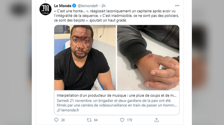 Macron reportedly &lsquo;very shocked&rsquo; by video of French police beating up black man during arrest, officers suspended amid outrage