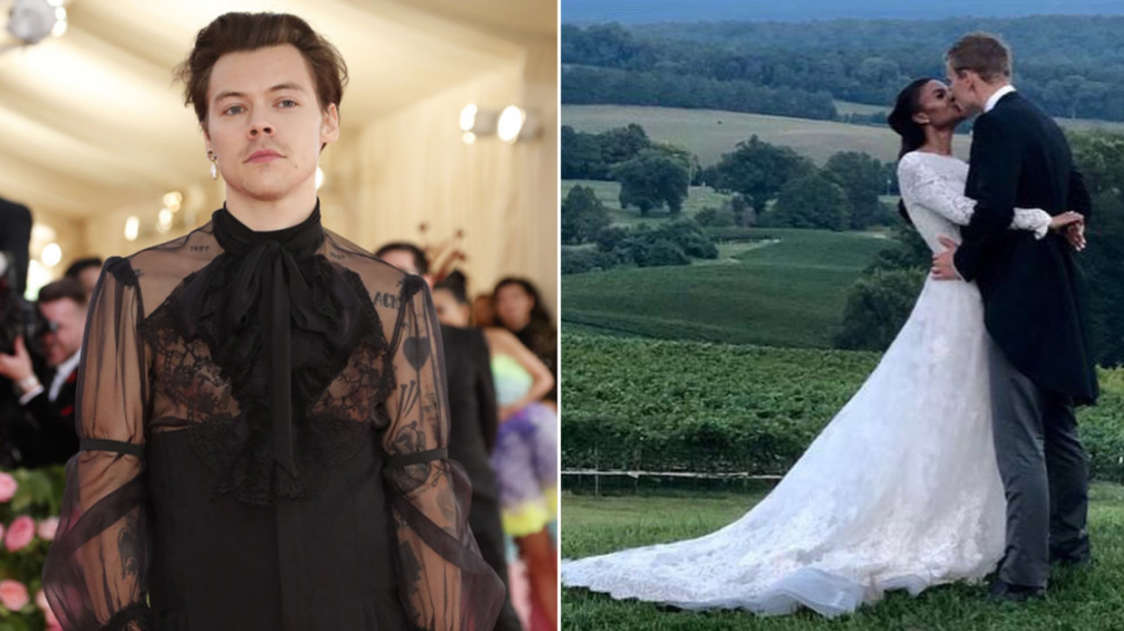 harry styles wedding dress
