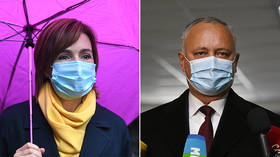 Moldovan election: opposition candidate Maia Sandu leads first round, but incumbent Igor Dodon still in contention