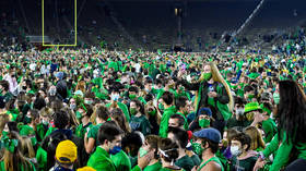 'Woke' journos accused of calling out college football celebration over Covid threat but staying tight-lipped on Biden gatherings