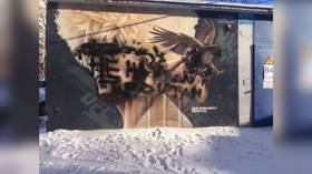 'Not our hero': Vandals deface street mural dedicated to UFC lightweight king Khabib in Russian city