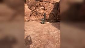 2020 goes ‘full Kubrick’: Mysterious MONOLITH discovered in Utah desert (PHOTOS, VIDEO)