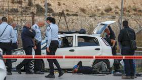 Palestinian driver shot dead after ramming car into Israeli checkpoint outside Jerusalem – police