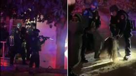 ‘Nightmarish’: California police in riot gear DRAG families from vacant state-owned homes in SHOCKING footage (VIDEOS)