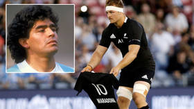 all blacks maradona jersey