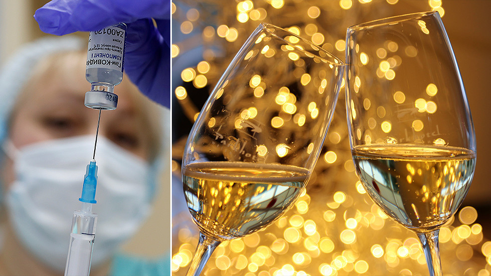 Russian health watchers demand a two-month ban on Covid-19 vaccine liquor, but top doctors say champagne is okay