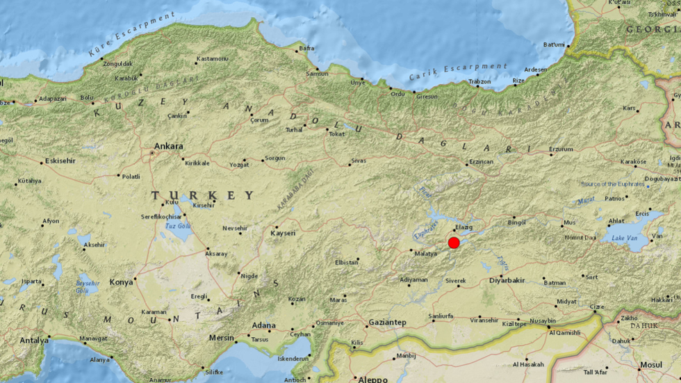 Shallow 5.5 earthquake hits eastern Turkey – RT World News
