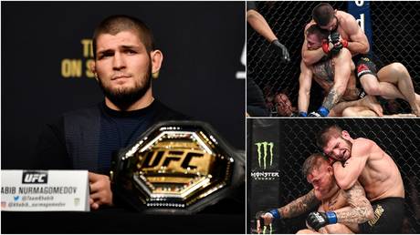UFC lightweight king Khabib signaled he has little interest in facing Conor McGregor or Dustin Poirier again. © Getty Images / Zuffa LLC.