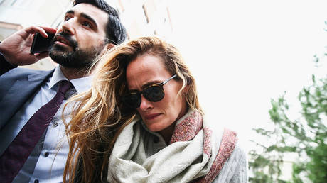 FILE PHOTO: Emma Hedvig Christina Winberg, wife of former British military intelligence officer James Gustaf Edward Le Mesurier on November 13, 2019 in Istanbul, Turkey ©  Getty Images / Elif Ozturk/Anadolu Agency
