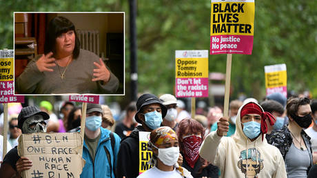 FILE PHOTO. © AFP / DANIEL LEAL-OLIVAS; (inset) Dawn French in The Vicar of Dibley (1994)
