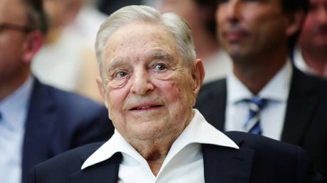 FILE PHOTO: Billionaire investor George Soros attends the 2019 Schumpeter Award in Vienna, Austria.