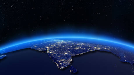 India city lights map © Getty Images / 1xpert